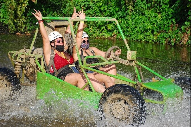 6 in 1 tours Full Day Safari, Zipline, Buggies and Horse Riding - Buggy ride through the countryside to the river