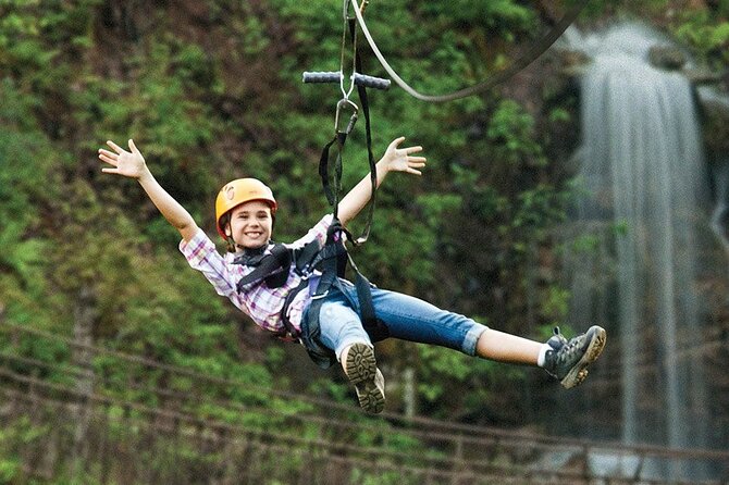 7 Line Waterfall Canopy Zipline Course - Two hours, seven lines: why this feels like real value