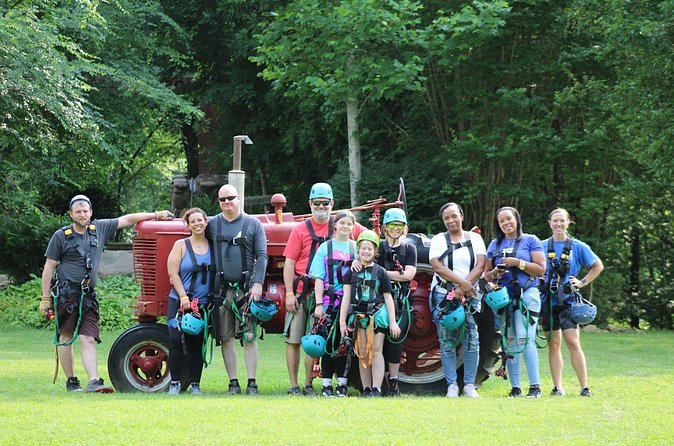 7 Line Waterfall Canopy Zipline Course - What you’ll see: Lost Mine Waterfall and creek views from the treetops