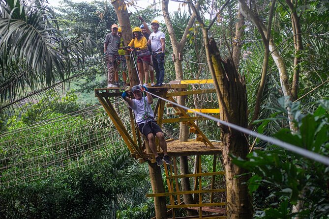 Aburi, Ghana Private Zipline and Adventure Experience - Two courses with different intensity: Family vs Fitness