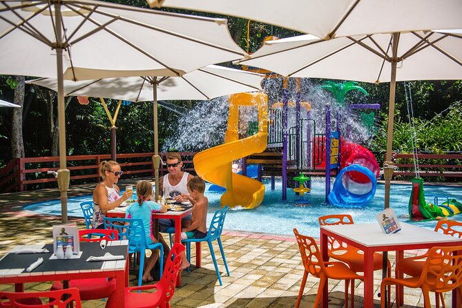 Admission + 2x Zip Line + Unlimited Water Slide Rides - Outdoor Reef Pool: The Hawksbill Sea Turtle Moment
