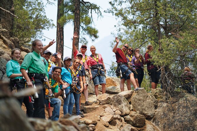 All-Day Guided Zipline Tour with Train Ride and Lunch in Durango - Four-course lunch in the trees over the Animas River
