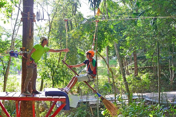 Aonang Fiore Zip Line Adventure in Krabi - Entering the Ao Nang Fiore jungle circuit near Ao Nang Beach