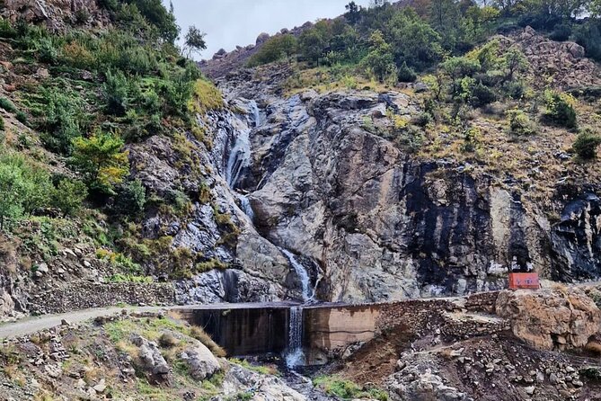 Atlas Mountain Zip Line And waterfalls berber villages with camel - Berber villages and argan stops: terraced farms near Tamatert and Ait Souka