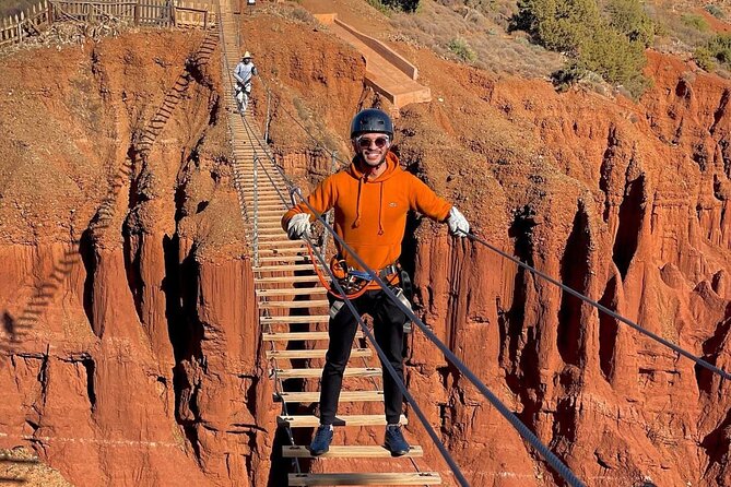 Atlas Mountain Zip Line And waterfalls berber villages with camel - High Atlas at Imlil: souk stop, welcome tea, and choosing your waterfall walk