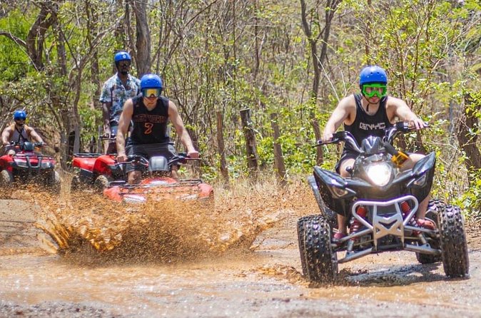 ATV and Zipline Combo Tour from Tamarindo or Conchal or Riu Hotel - Gear and comfort: helmets, goggles, bandanas, and clothes that cooperate