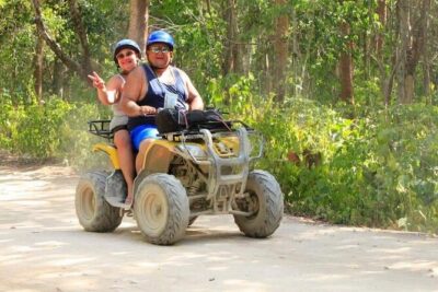 ATV Cenote and Zipline Sacred Jungle Expedition - ATV Through the Mayan jungle: what the ride actually feels like