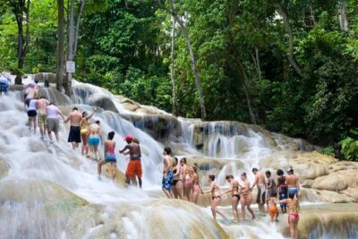ATV, Horseback Ride, Zipline, Falls Climb + Lunch from Ocho Rios - Horseback Ride ‘N’ Swim: When Jamaica Goes Blue