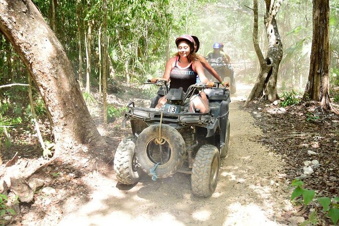 ATV , Zipline & Cenote from Playa del Carmen – Lunch Included - ATV trails: shared rides, safety gear, and age/weight rules
