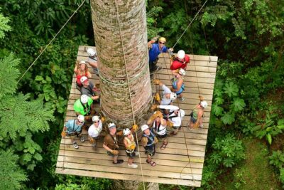 ATV + Zipline + Waterfall + Rainforest Lunch COMBO - Los Sueños Canopy Tour: what that 2400-foot run means in real life