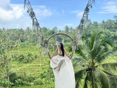 Bali: Ubud Swing, Zipline, SkyBike in a Private Rice Terrace - The Dream Catcher Swing: biggest swing energy, plus gentler choices