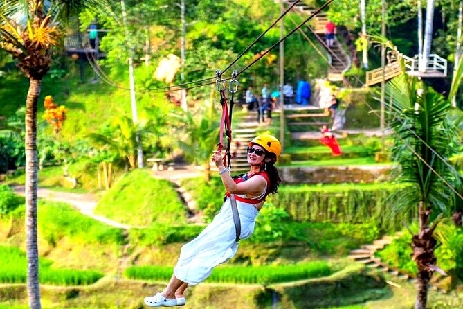 Bali Ubud Zipline Jungle Swing and Waterfall Tour - Satria Swing Jungle Swing: Swing Like Tarzan, Then Calm Down