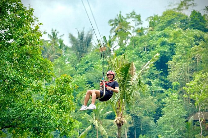 Bali Ubud Zipline, Monkey Forest and Waterfall Adventure - Ubud Zipline: Adrenaline, Views, and the 40–110 kg Rule