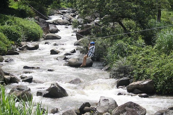 Bamboo Rafting, ATV Riding and Zip Line Tour From Phuket - Thai lunch, fresh fruit, and drinks: the real stamina win