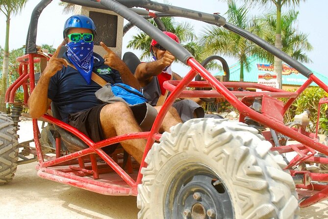 Buggy, Horse and Zip Line with Lunch included from Punta Cana - Stop 2 in Macao: Zip Line Course With 8 Carbon Lines and a Suspension Bridge