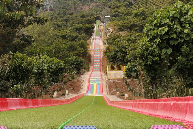Cafe Albania Bike Zipline, Rainbow Slide, Wings Swing, Hotsprings - A Private Ruta de las Flores Day With Real Local Energy