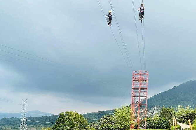 Cafe Albania Bike Zipline, Rainbow Slide, Wings Swing, Hotsprings - Café Albania: Bike Zipline, Wings Swing, and a Rainbow Slide With Two Runs
