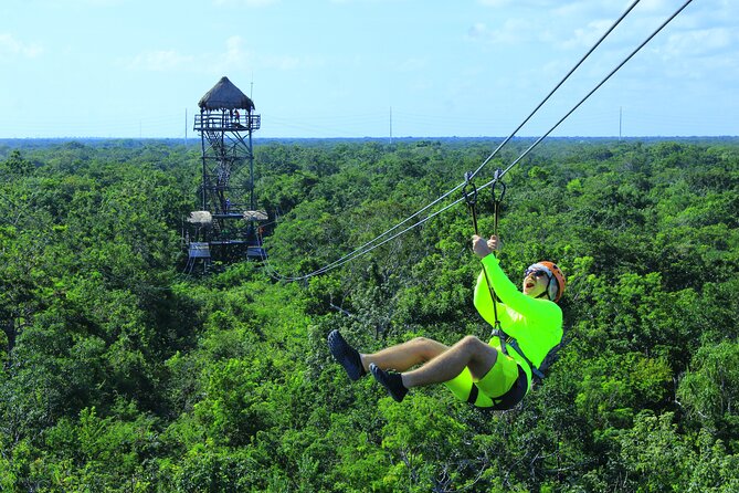 Cancun Jungle Tour: Tulum, Cenote Snorkeling, Ziplining, Lunch - Ziplining and rappelling: the fun part that also tests your balance