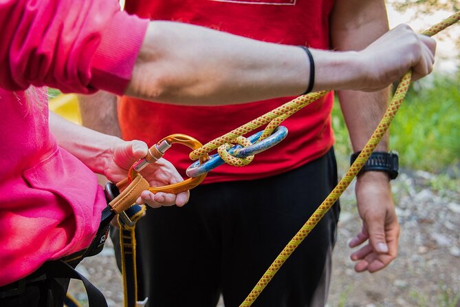 Canyoning and Zipline in Polylimnio Waterfalls - End Like You Mean It: Picnic at the Gorge and a Photo Back-Up Plan