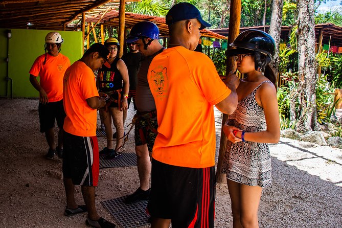 Cenote, Zipline & ATV Shared Combo 3x1 from Playa del Carmen & Cancun - Zipline over the jungle canopy: the six-line circuit