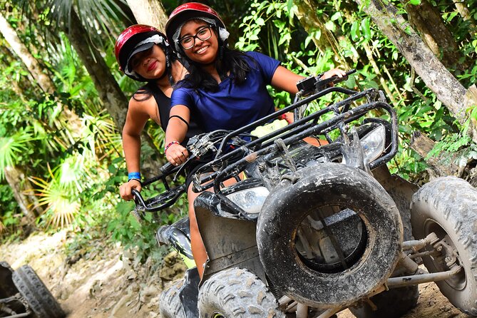 Cenote, Zipline & ATV Shared Combo 3x1 from Playa del Carmen & Cancun - Chicken fajitas, unlimited drinks, and a pace that stays moving