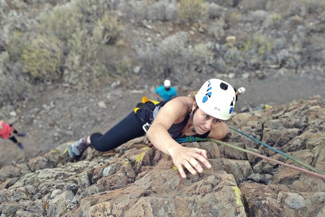 Climbing + Zipline + Via Ferrata + Cave. Adventure route in Gran Canaria - Guide Energy Makes or Breaks This Kind of Day
