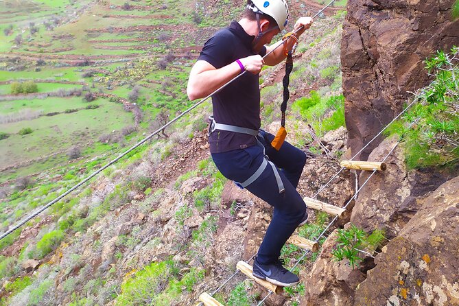 Climbing + Zipline + Via Ferrata + Cave. Adventure route in Gran Canaria - What the 4 Hours Actually Feel Like (In Order)