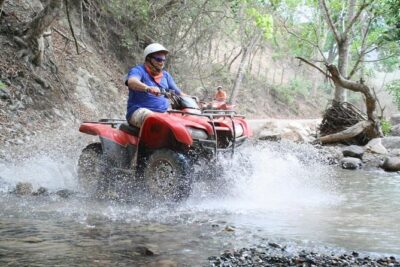 Combo ATV + Zipline R.R - The El Salto natural pools stop: a real breather before the zipline