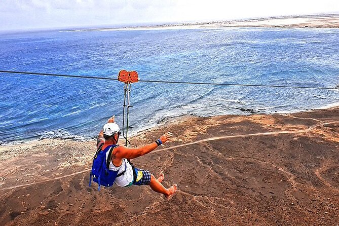 Complete Excursion and Flight on the Zipline Cabo Verde - Your zipline flight over Sal: what the experience feels like