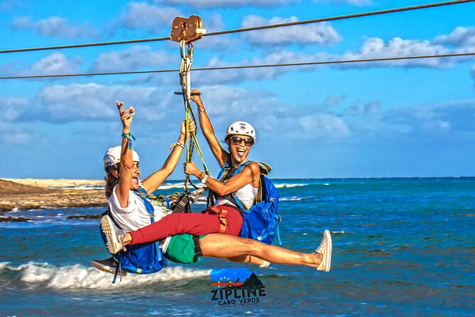 Complete Excursion and Flight on the Zipline Cabo Verde - The climb to the top: steep steps, real shoes, real air in your lungs