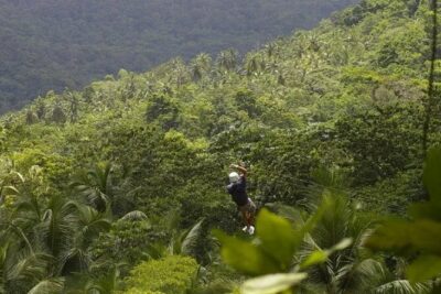 Day of Adventure - Zipline and Hike or Bike - Errard Waterfall: choosing hike or rainforest cycling (and which feels easier)