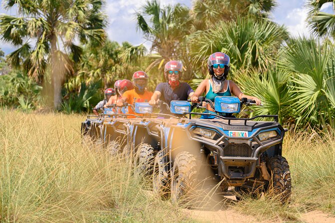Double Thrill Experience: ATV or Dune Buggy & Zipline - Beach access, non-motorized watersports, and chill-out areas