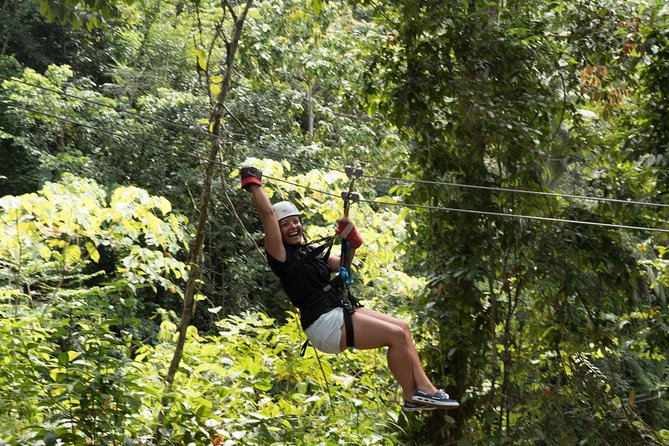 Drive and Fly - Buggy and Zipline - The Zipline Course with 12 Ziplines in the Canopy