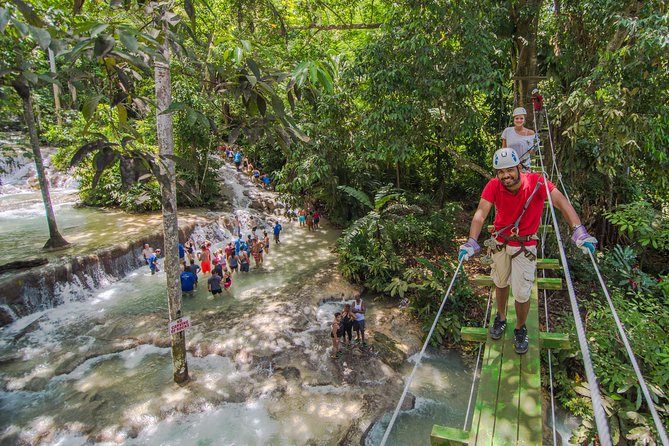 Dunn's River Falls and Zipline (Over the Falls) Adventure Tour from Ocho Rios - Getting to St. Ann from Ocho Rios: pickup, park entry, and group size