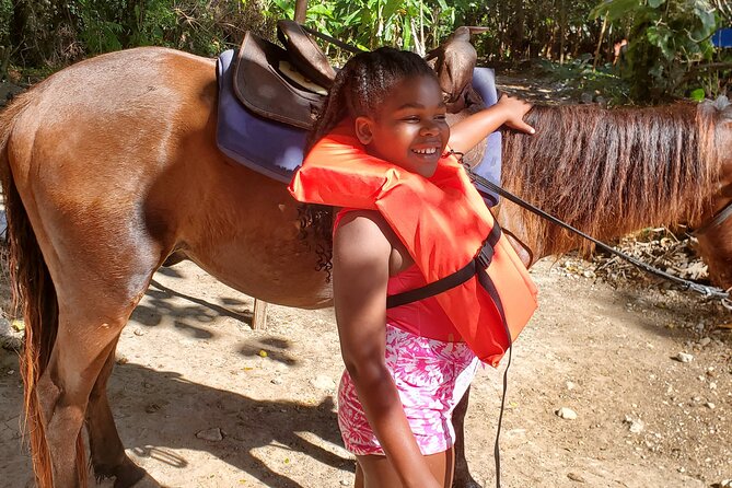 Dunn's River Falls Climb, Zipline and Horseback Riding Private Tour - A 3-activity day with private pickup from Montego Bay or Negril