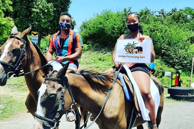 Dunn's River Falls Climb, Zipline and Horseback Riding Private Tour - Ziplining over the canopy: adrenaline, but shoe rules are non-negotiable
