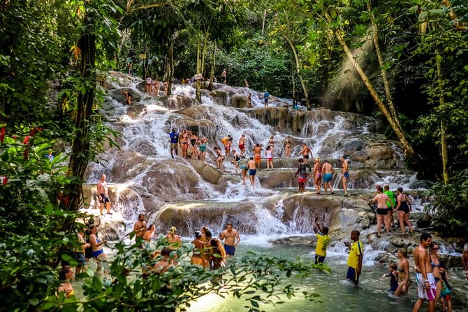 Dunns River Falls, Zipline, Bamboo Rafting, Horseback Ride Tour - Horseback Ride ‘N’ Swim: from pickup to Caribbean water