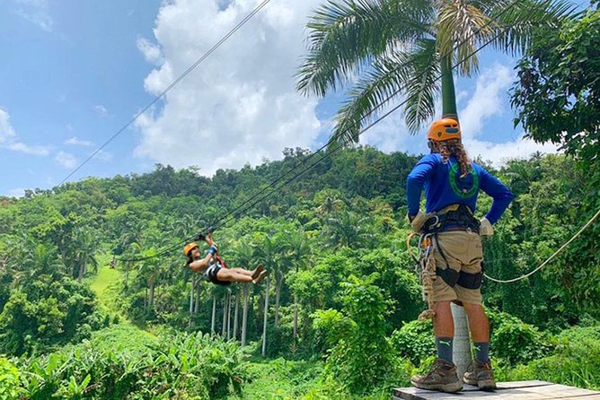 El Yunque Ziplining in Puerto Rico - Two hours in El Yunque: what you are actually doing