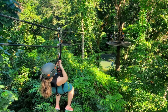 El Yunque Ziplining with River and Beach Visit - Strap In: What the Zipline Portion Feels Like