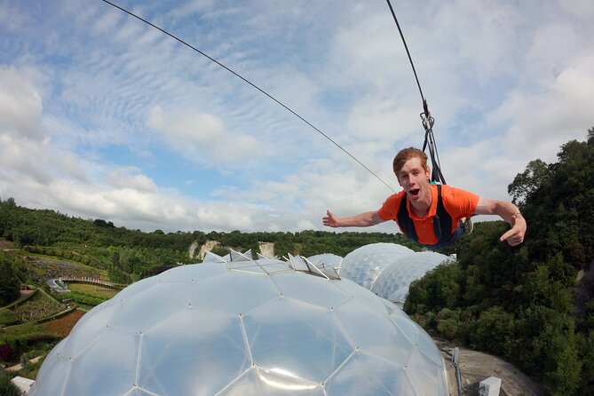England’s Fastest Zipline at the Eden Project - The Tower Launch and the Up-to-60mph View
