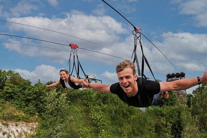 England's Longest Zipline in Kent - Meeting at Hangloose Adventure Domes in Dartford Greenhithe