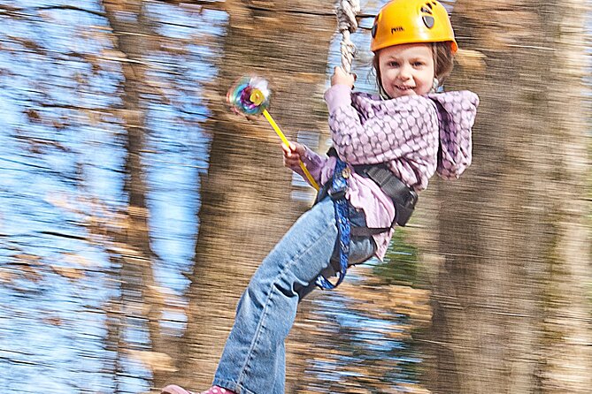 Fontanel Zipline Forest Adventure at Nashville North - Who will enjoy this zipline most?