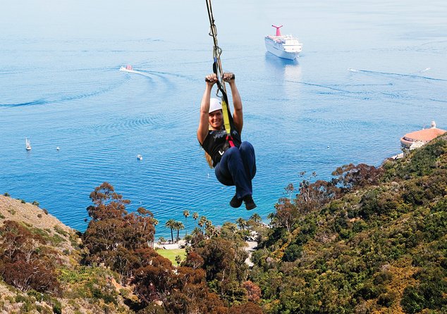 From LA: Catalina Island with Zipline Tour and Hotel Pickup - Zipline Eco Tour over Descanso Canyon: the highlight you came for