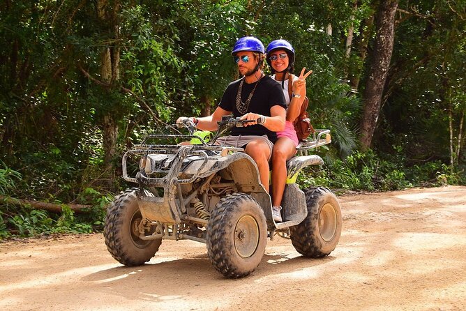 Full Adrenaline Day in Tulum! ATVs, Zipline, Cenote, Rappel, Food - Zipline Over the Canopy: 1 km of speed and some sketchy steps