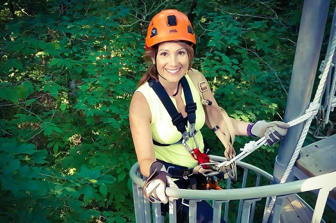 Fully Guided Zipline Canopy Tour through Kentucky River Palisades - The Course Itself: 6 Ziplines, 3 Bridges, Floating Staircase, Rappel