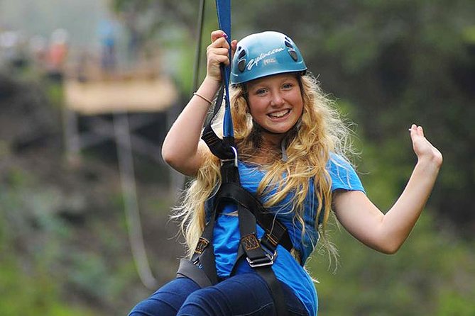 Haleakala 6 Line Zipline Adventure - The Big Moment: Flying the Five Main Lines and a Pendulum Finish