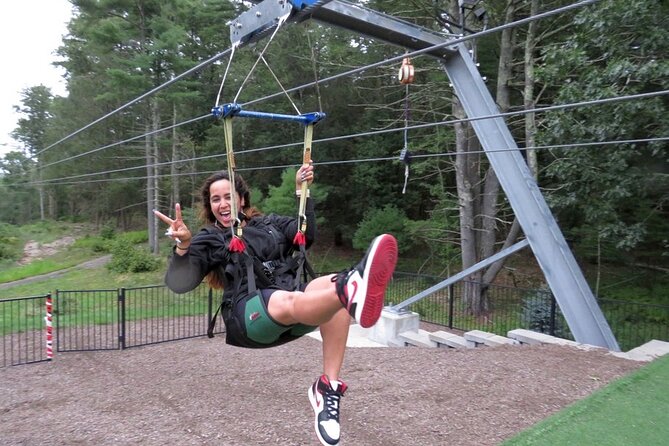 HighFlyer Zipline at Foxwoods - Timing and pacing: why it feels fast at 45–60 minutes