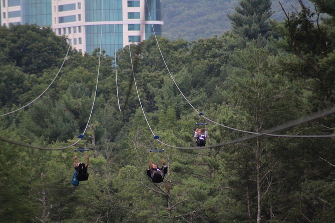 HighFlyer Zipline at Foxwoods - Day vs night: when the views actually land