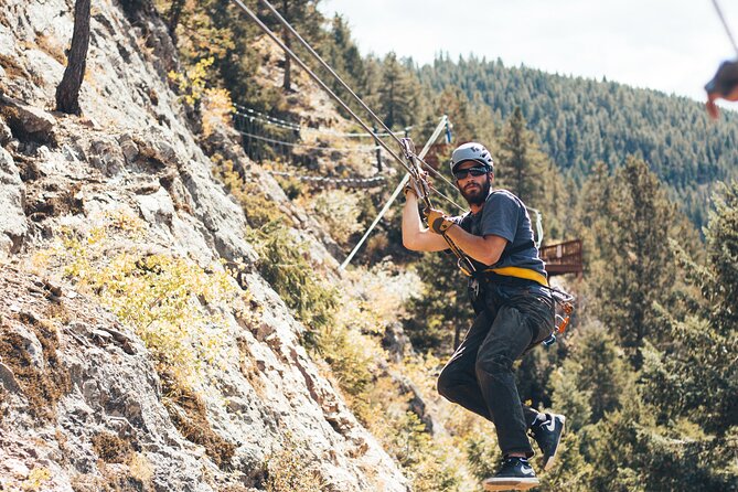 Idaho Springs Cliffside Zipline - What This Zipline Feels Like Above Idaho Springs