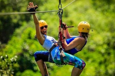 Jaco Jungle Zipline & Waterfall Tractor Tour - Safety setup and the hike to El Encanto (180 feet)